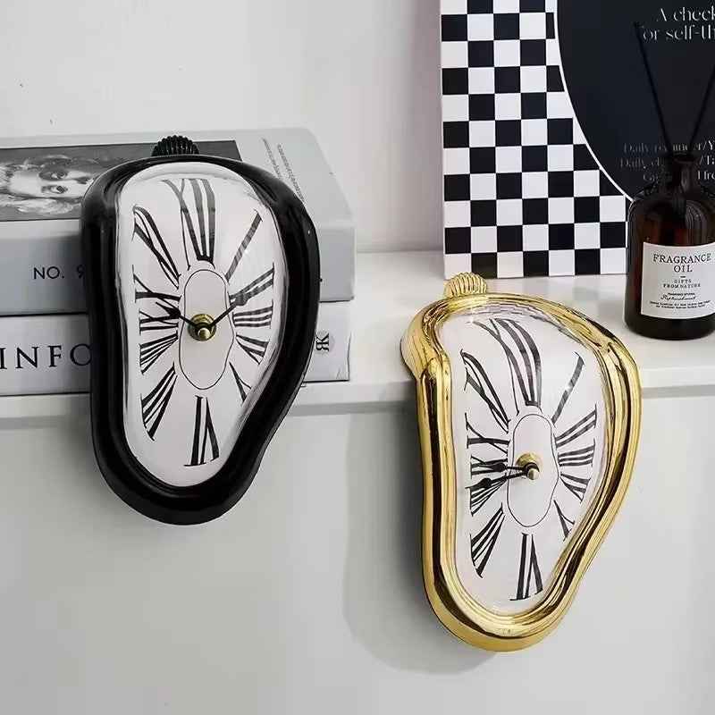 Melting Hours — Surrealist Edge Clock