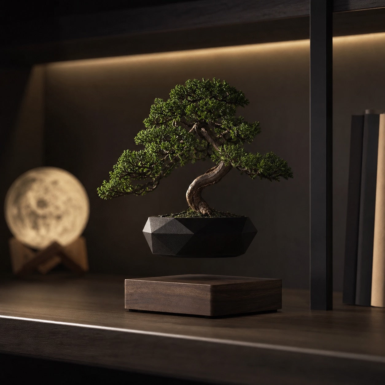 Floating wonder displayed as a gift object