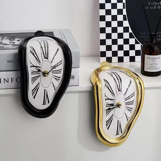 Melting Hours — Surrealist Edge Clock